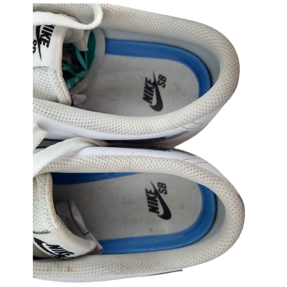 Nike white leather SB Check size 12 - Picture 3 of 9